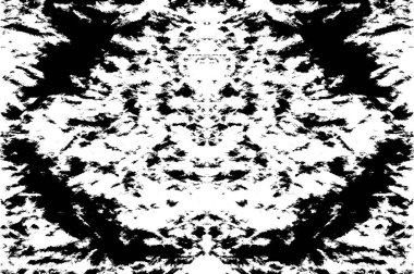 Koyu Grunge Geometrik Deseni