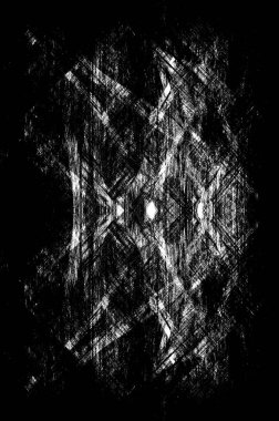 Koyu Grunge Geometrik Deseni