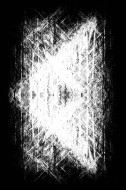 Koyu Grunge Geometrik Deseni