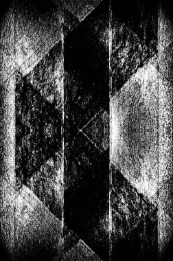 Koyu Grunge Geometrik Deseni