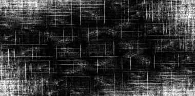 Koyu Grunge Geometrik Deseni