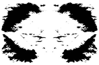 Koyu Grunge Geometrik Deseni