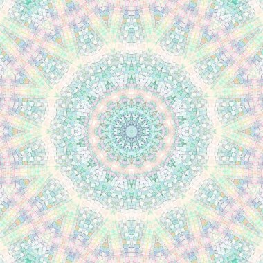 Değişik taşların renkli mozaiği