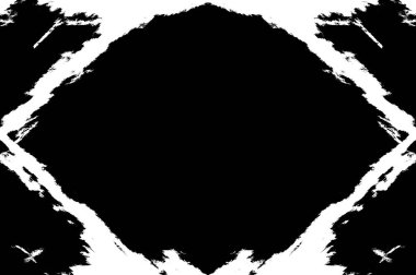 Koyu Grunge Geometrik Deseni