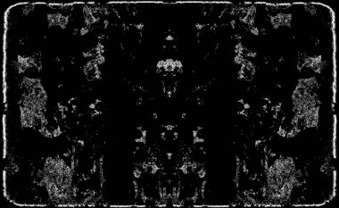 Koyu Grunge Geometrik Deseni