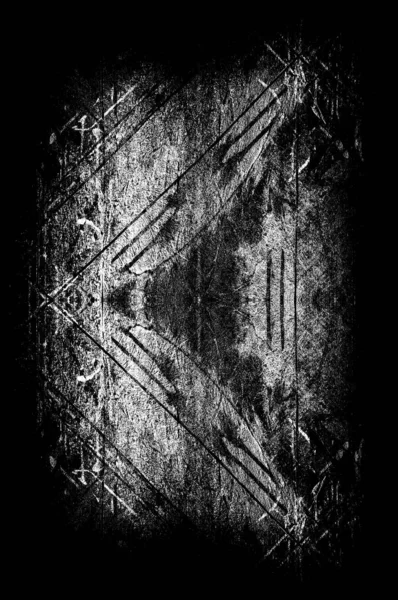 Geometrický vzorec Dark Grunge — Stock fotografie