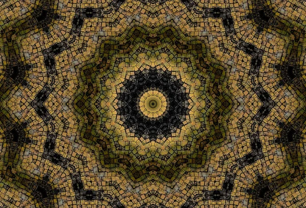 Барвиста мозаїка з різних каменів — стокове фото