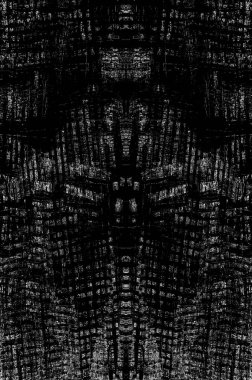 Koyu Grunge Geometrik Deseni