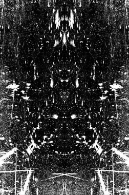 Koyu Grunge Geometrik Deseni