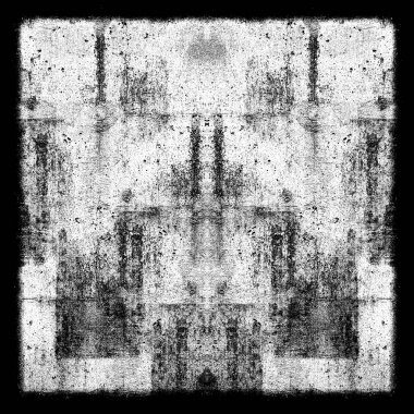 Koyu Grunge Geometrik Deseni