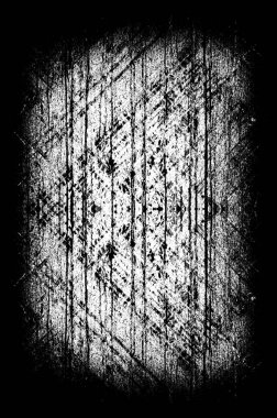 Koyu Grunge Geometrik Deseni