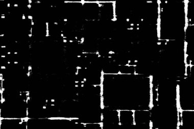 Koyu Grunge Geometrik Deseni