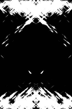 Koyu Grunge Geometrik Deseni