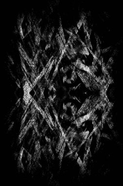 Koyu Grunge Geometrik Deseni