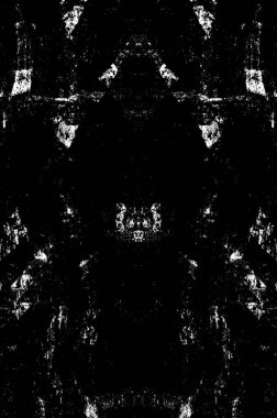 Koyu Grunge Geometrik Deseni