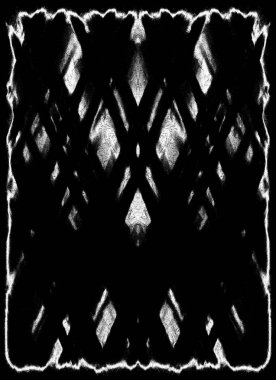 Koyu Grunge Geometrik Deseni