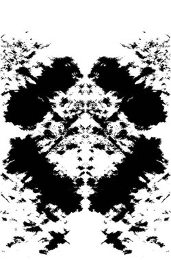 Koyu Grunge Geometrik Deseni