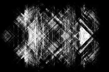 Koyu Grunge Geometrik Deseni