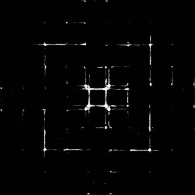 Koyu Grunge Geometrik Deseni