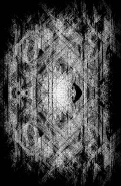 Koyu Grunge Geometrik Deseni