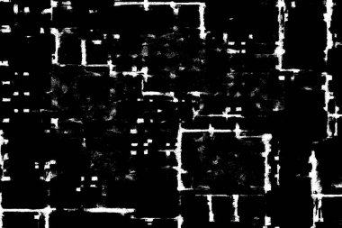 Koyu Grunge Geometrik Deseni