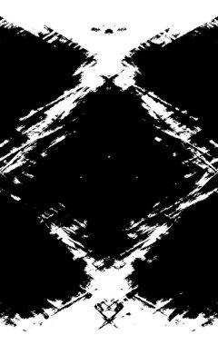 Koyu Grunge Geometrik Deseni