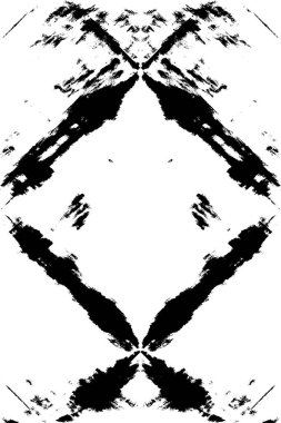 Koyu Grunge Geometrik Deseni