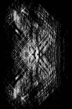 Koyu Grunge Geometrik Deseni