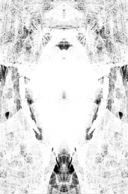 Koyu Grunge Geometrik Deseni