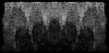 Koyu Grunge Geometrik Deseni