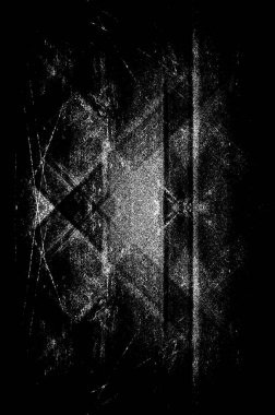 Koyu Grunge Geometrik Deseni