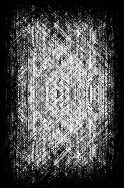 Koyu Grunge Geometrik Deseni