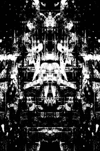 Koyu Grunge Geometrik Deseni