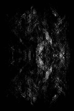 Koyu Grunge Geometrik Deseni