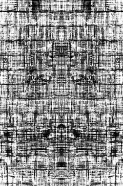 Koyu Grunge Geometrik Deseni