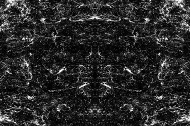 Koyu Grunge Geometrik Deseni