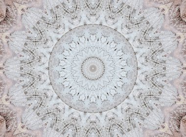 Geniş çatallı alçı dokusu