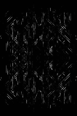 Koyu Grunge Geometrik Deseni