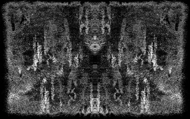 Koyu Grunge Geometrik Deseni