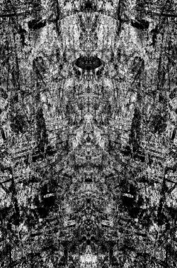 Koyu Grunge Geometrik Deseni