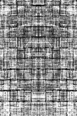 Koyu Grunge Geometrik Deseni