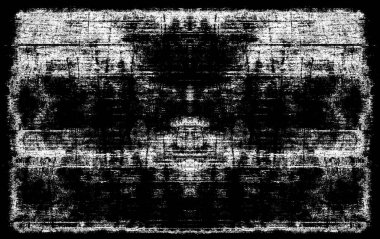 Koyu Grunge Geometrik Deseni