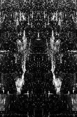 Koyu Grunge Geometrik Deseni