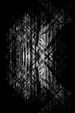 Koyu Grunge Geometrik Deseni