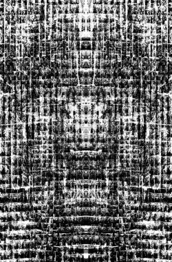 Koyu Grunge Geometrik Deseni