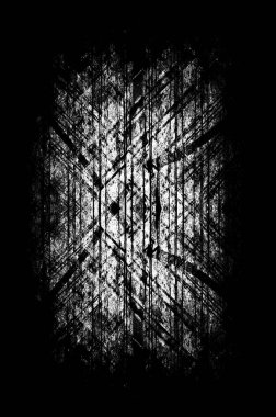 Koyu Grunge Geometrik Deseni