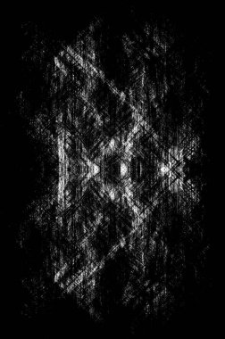 Koyu Grunge Geometrik Deseni