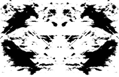 Koyu Grunge Geometrik Deseni