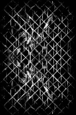 Koyu Grunge Geometrik Deseni