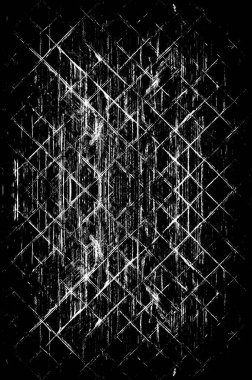 Koyu Grunge Geometrik Deseni